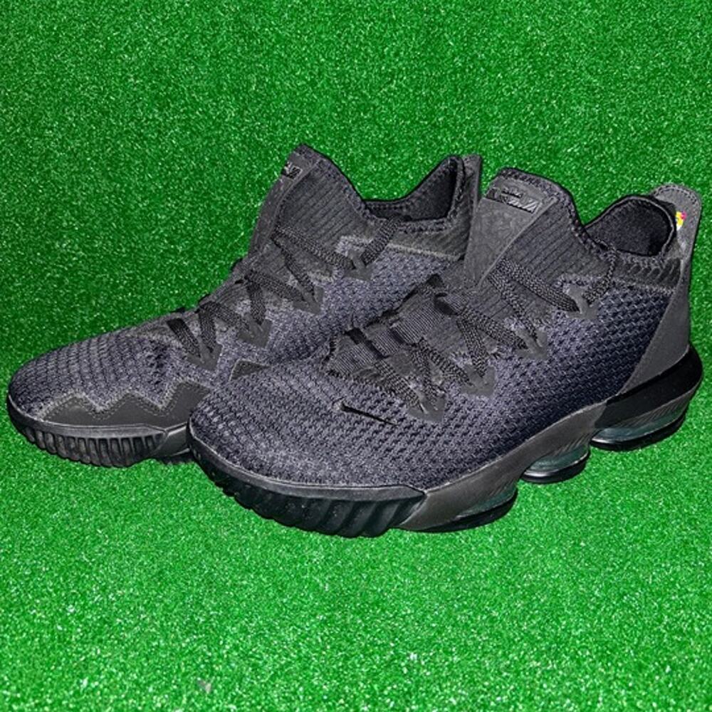 Nike LeBron 16 Low "Triple Black" - Size 11